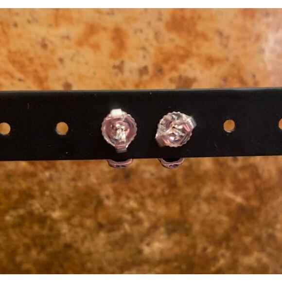 Rare and Retired James Avery Sterling Silver Peanut Earrings - Picture 4 of 8